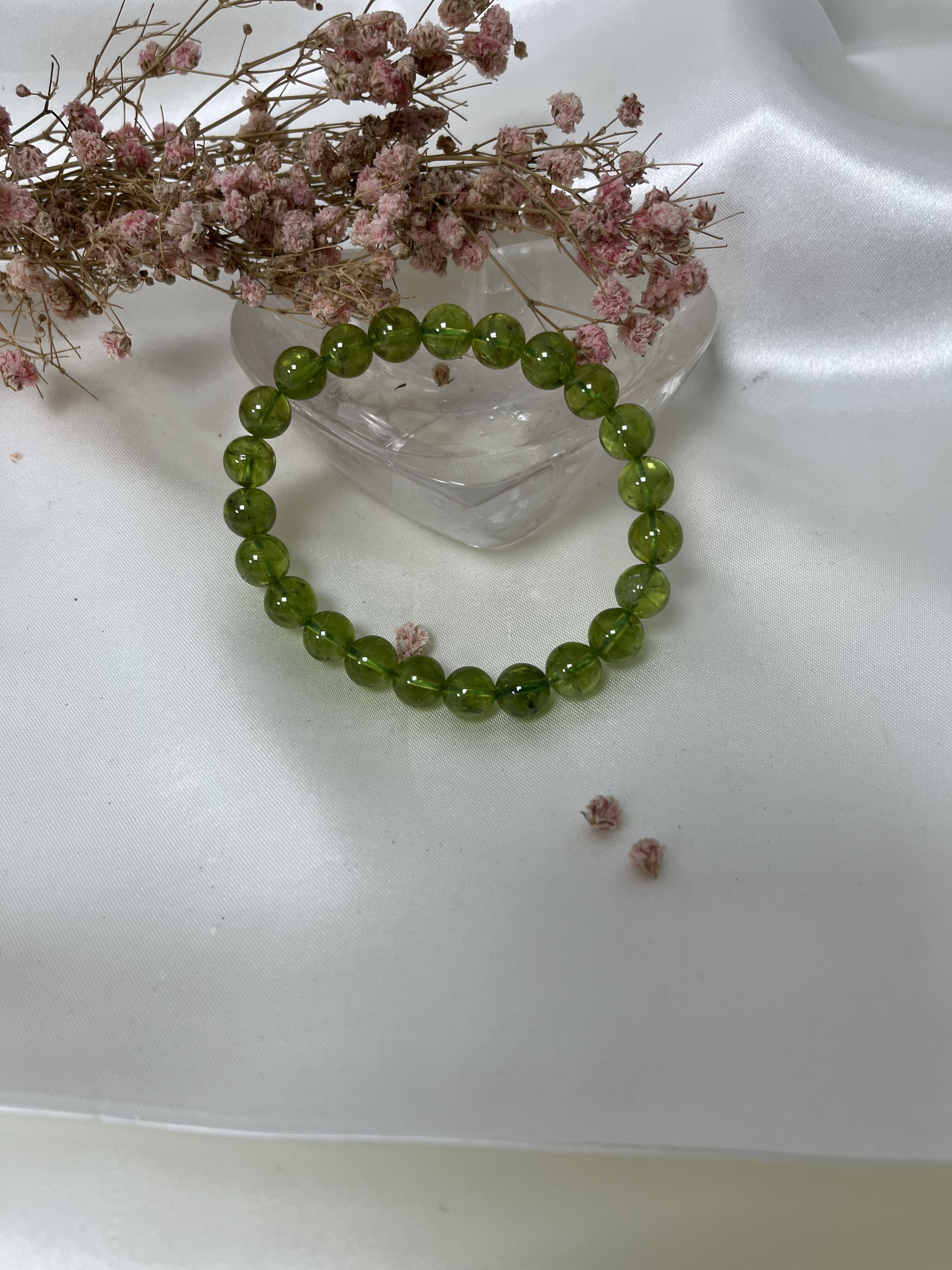 高品質天然橄欖石 8.6mm