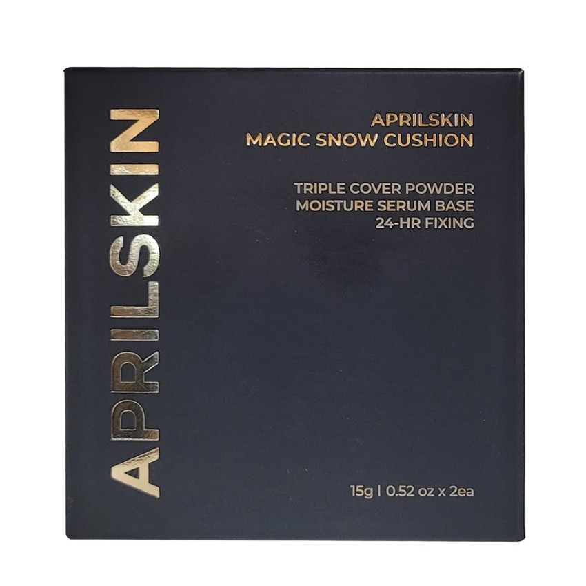 APRILSKIN 魔法雪白氣墊粉底連補充裝 3.0 #22（含另外補充裝）Pink Beige  (現貨品)