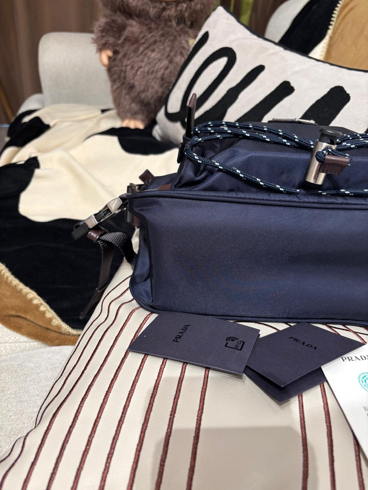 Prada Speedrock Re-Nylon shoulder bag 皮革肩背袋 100%Authentic, 98%New ✅nfc ✅certificate✅Dust bag