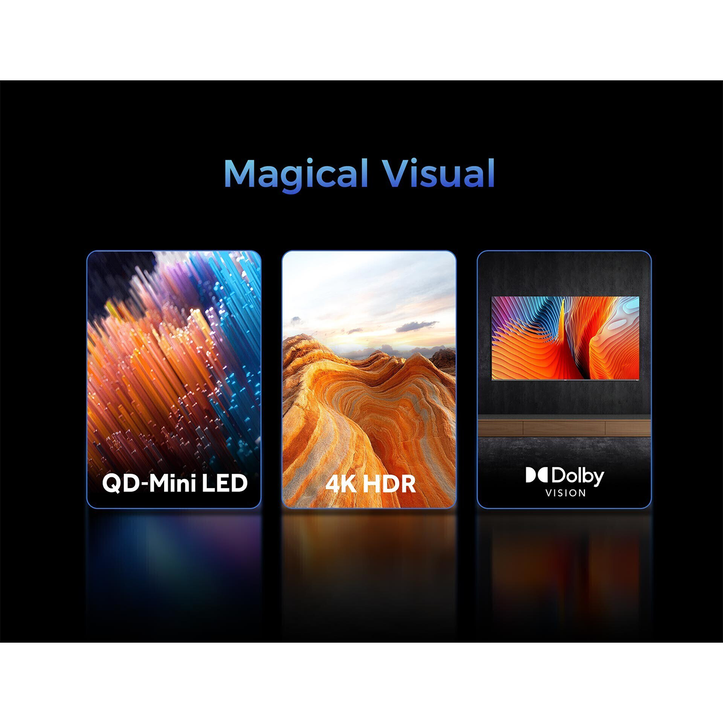 Haier 85" HQLED 4K Smart TV (H85M80FUX)