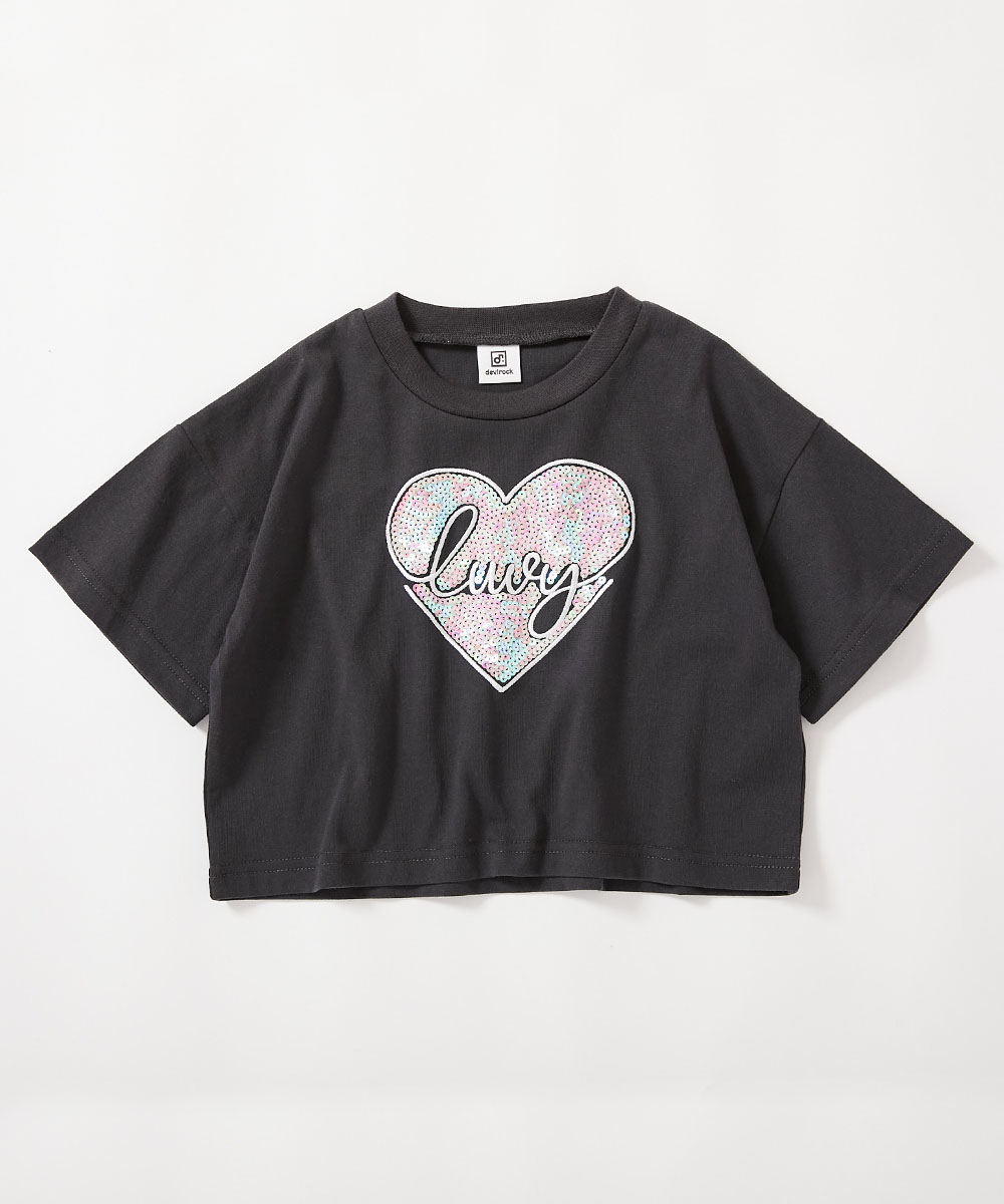 🆕【⭐訂購⭐】  🇯🇵日本直送 🌀愛心閃片刺繡 短袖Tee［3款選］🌀 [ELCA-0081][260410]