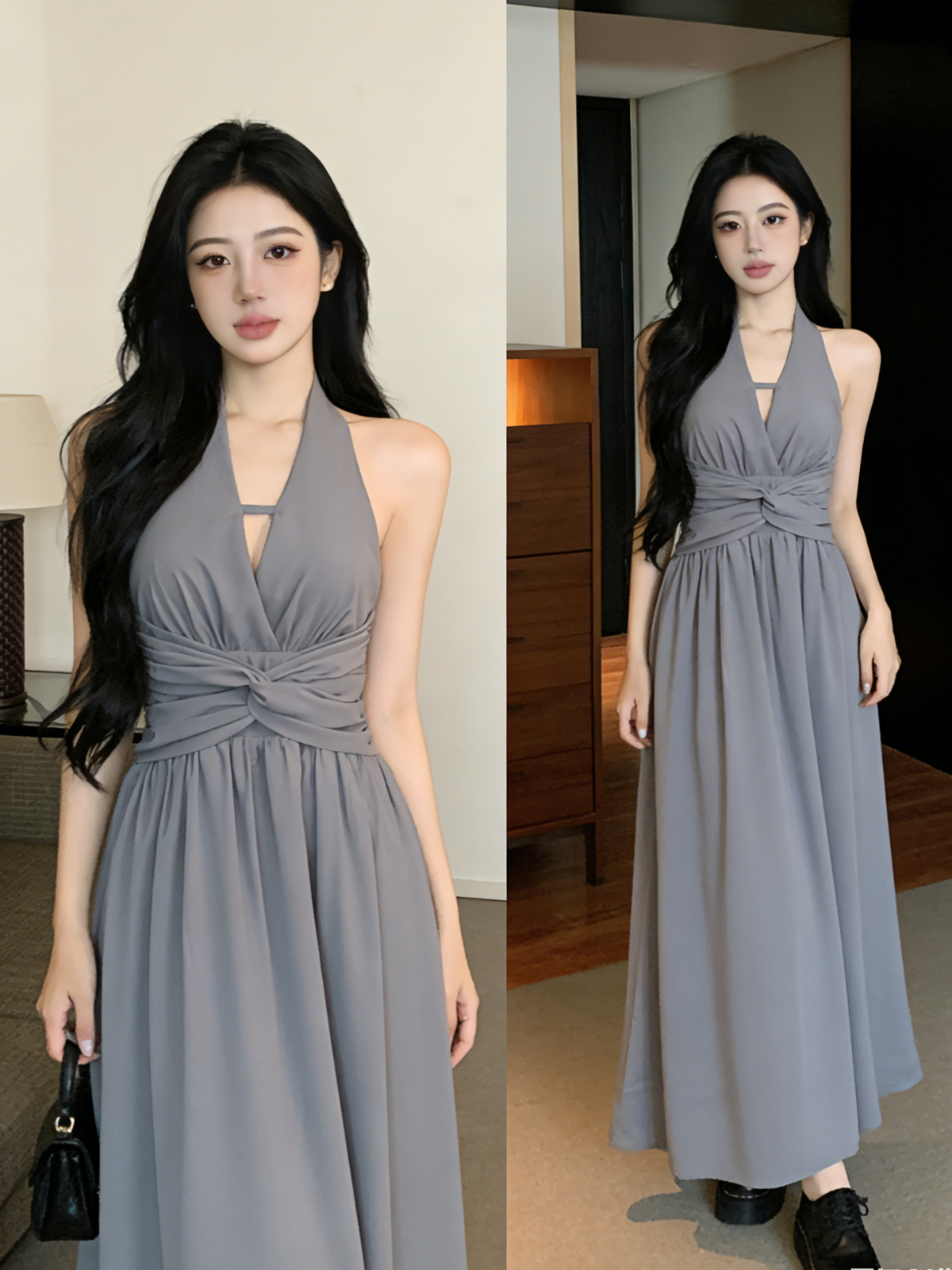 Ethereal Flow Midi Dress M152