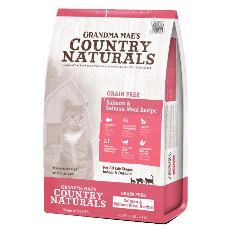 Country Naturals 無穀物三文魚護心配方 貓糧 12Lbs