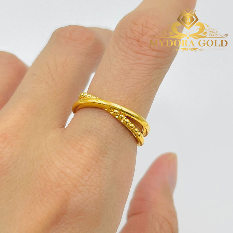 MYDORA Cincin Boba Silang (5G) l EMAS 916/22K
