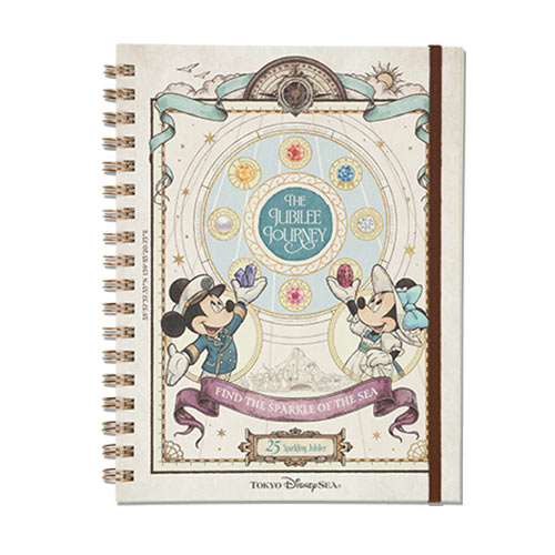 【預訂】DisneySea 25th The Jubilee Journey - B6 notebook 