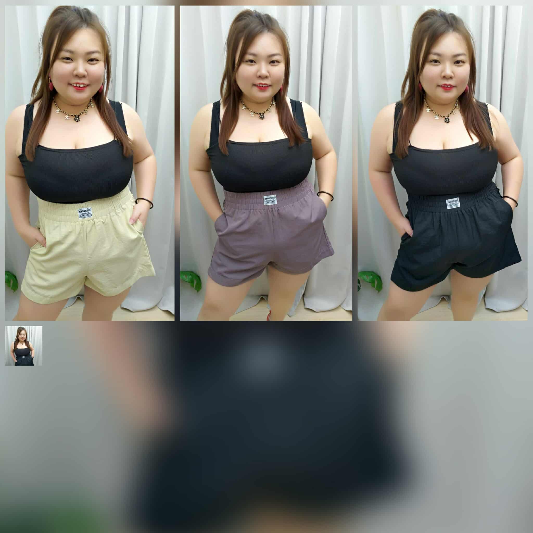 TW#8158 单色速干短裤