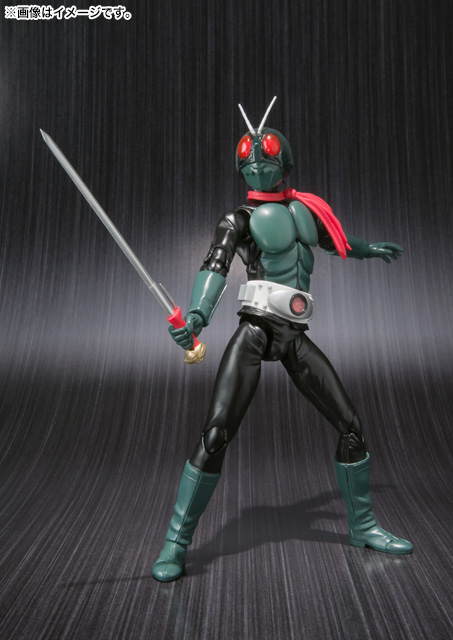 (包裝盒背有微凹) (行版) Bandai S.H.Figuarts 幪面超人 櫻島1號 SHF Kamen Rider 1 (Sakurajima Ver.) (2013)