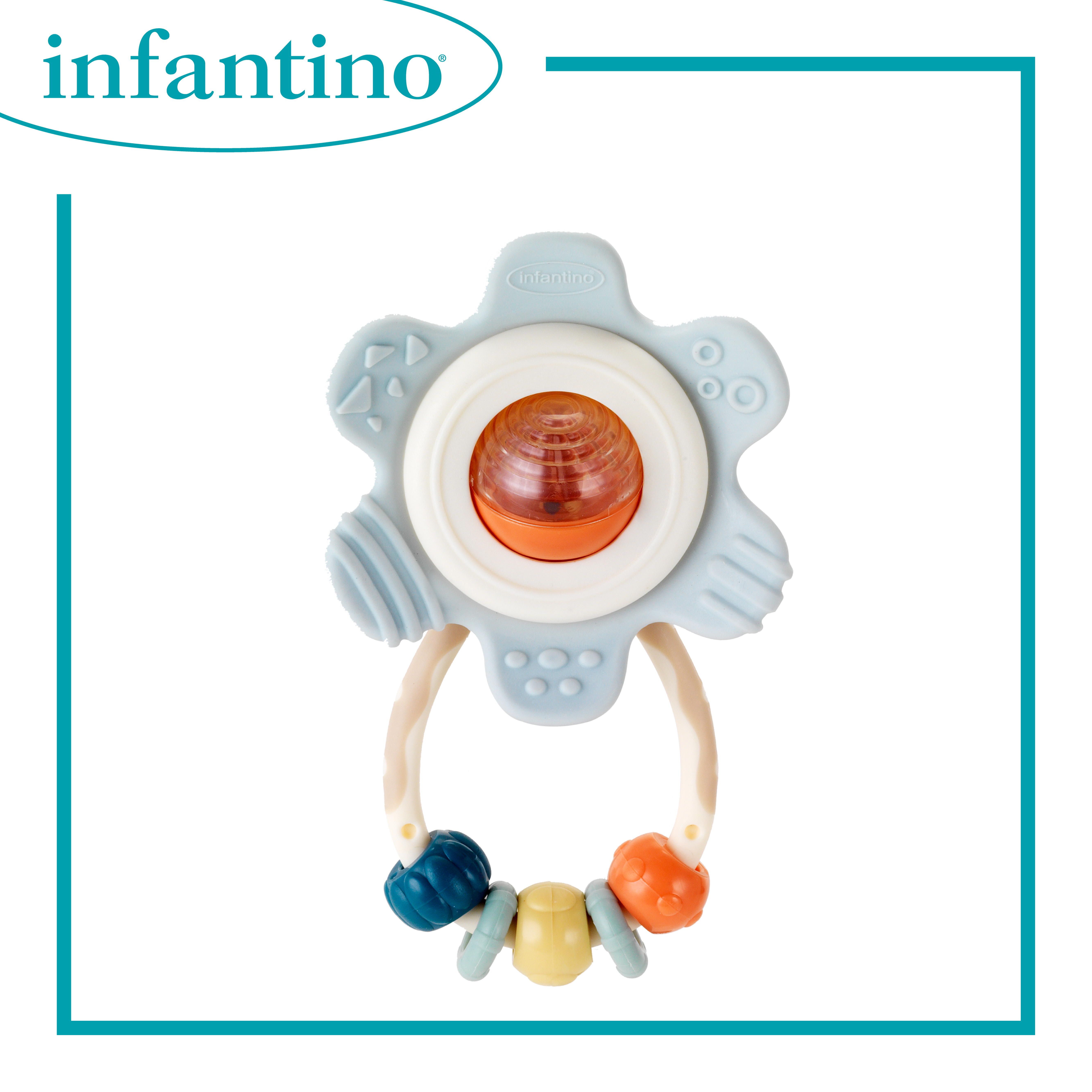 花型搖搖牙膠 Spin & Rattle Teether™