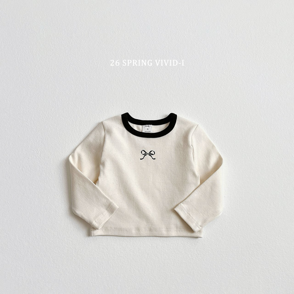 🌸預訂 韓國直送🌸🇰🇷VIVIDI兩色絲帶印花長袖上衣