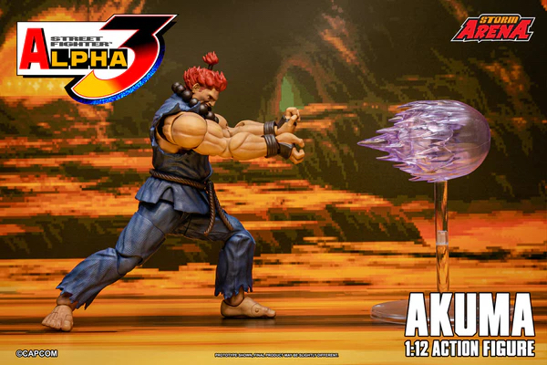 🧲預訂26年第4季：STORM ARENA 1/12 豪鬼 街頭霸王 Zero 3 可動figure STREET FIGHTER ZERO 3 - GOUKI