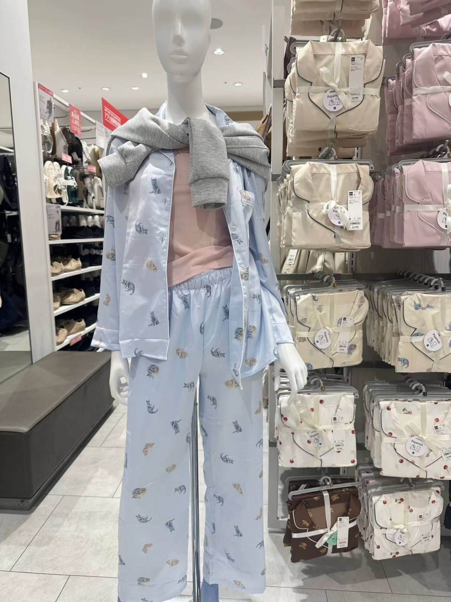 🇯🇵GU 长袖睡衣套装