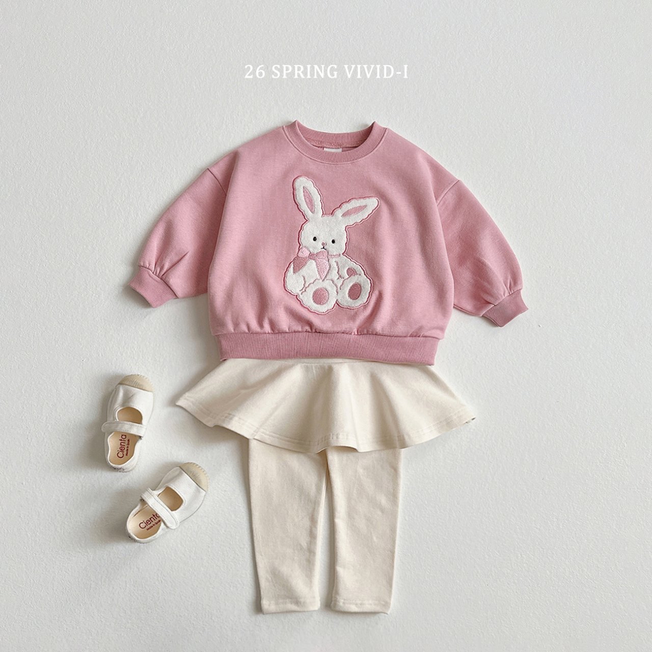 🌸預訂 韓國直送🌸🇰🇷VIVIDI三色動物刺繡貼花寬鬆衛衣