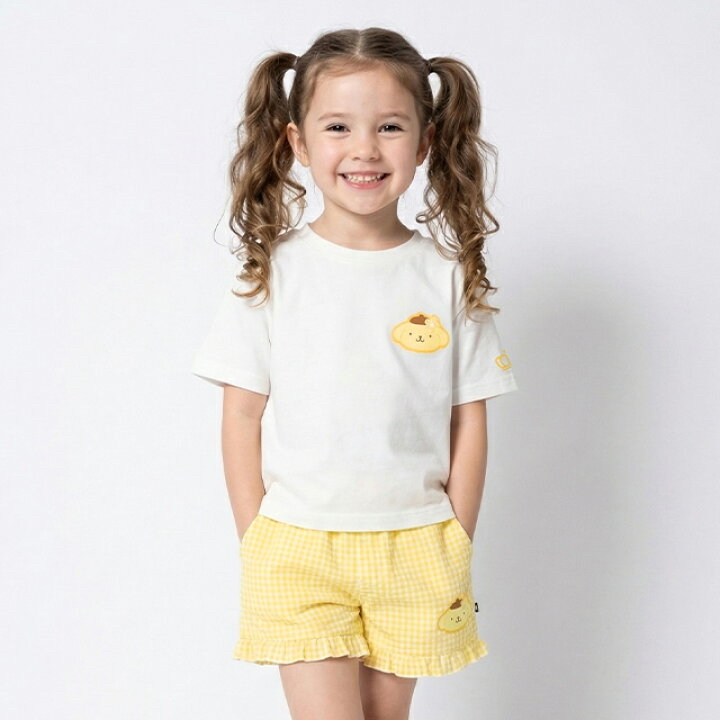 🇯🇵預訂 日本直送🇯🇵Babydoll x Sanrio系列五色人物前後印花短袖T恤格紋短褲套裝