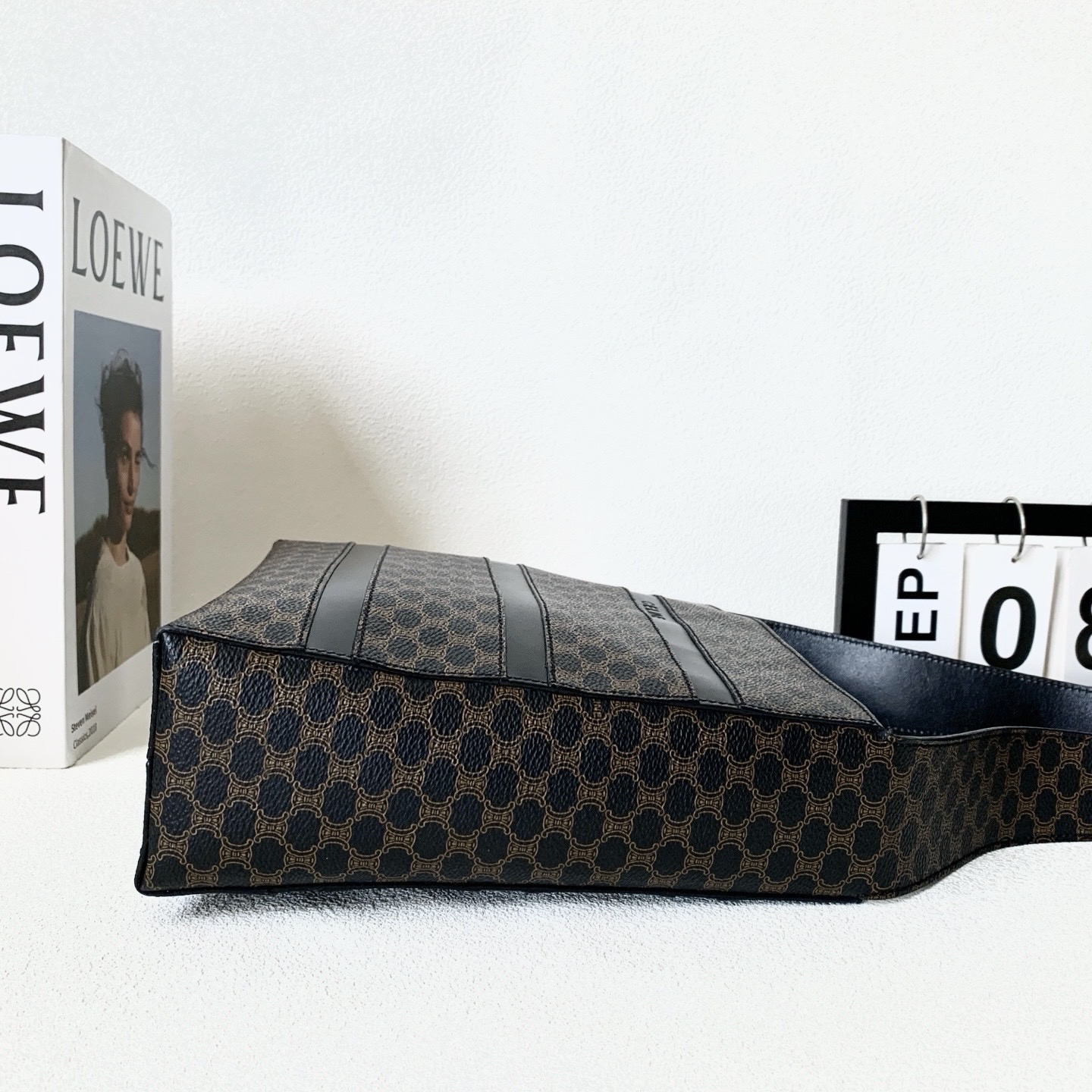 【預訂貨品】Celine黑花拼皮tote bag