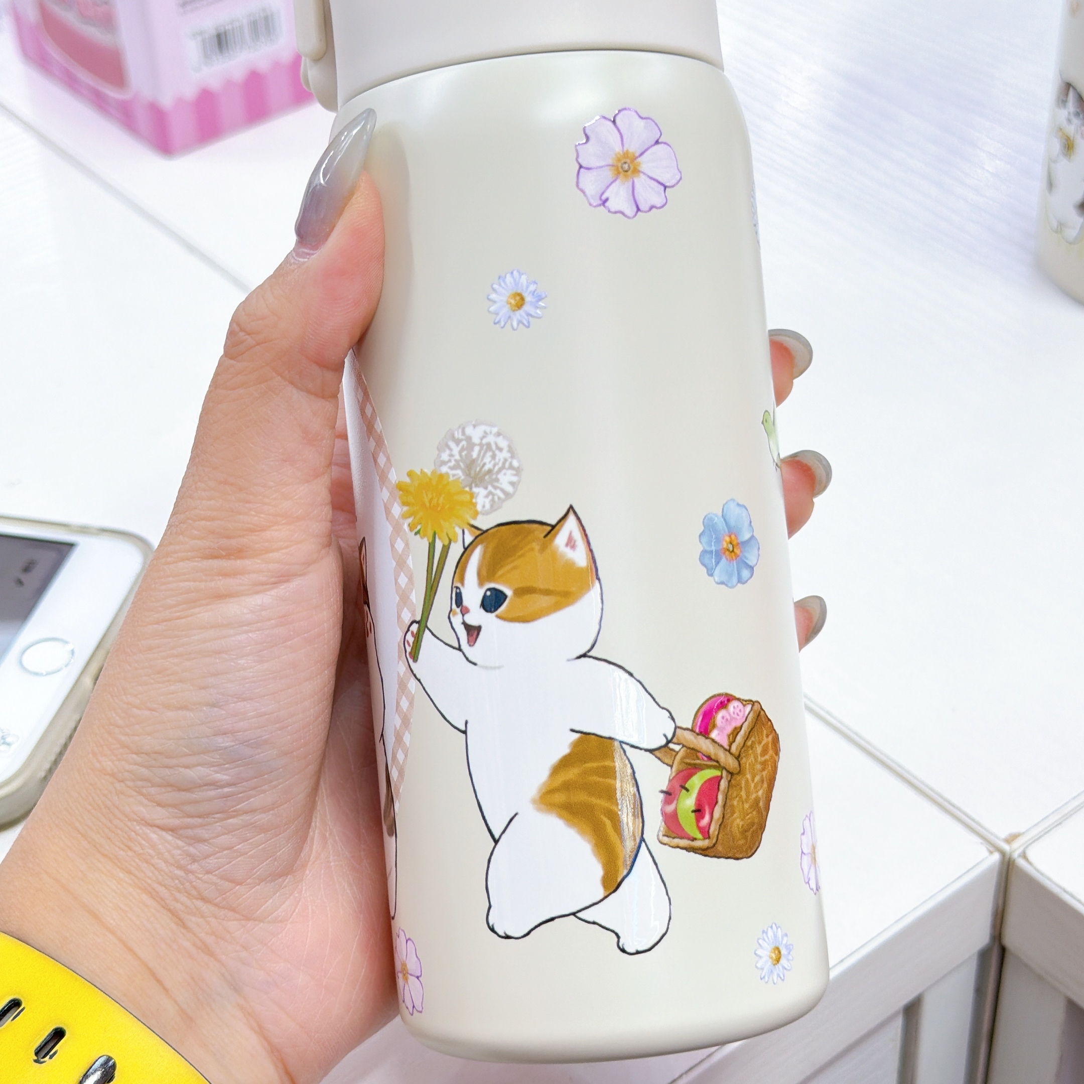  日本直送 mofusand 480毫升/350毫升 保溫杯雙重真空，保溫六至八個鐘頭