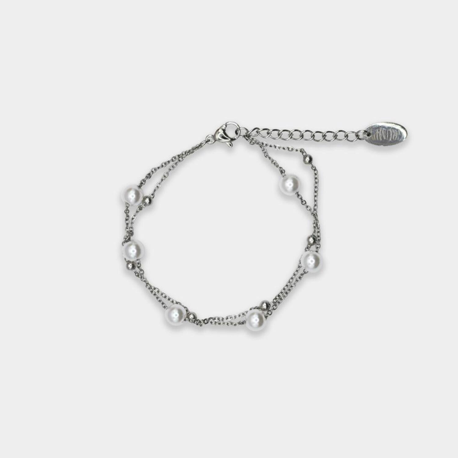 🇰🇷訂購｜GRUMPY｜手鏈｜Layered Pearl Chain Bracelet