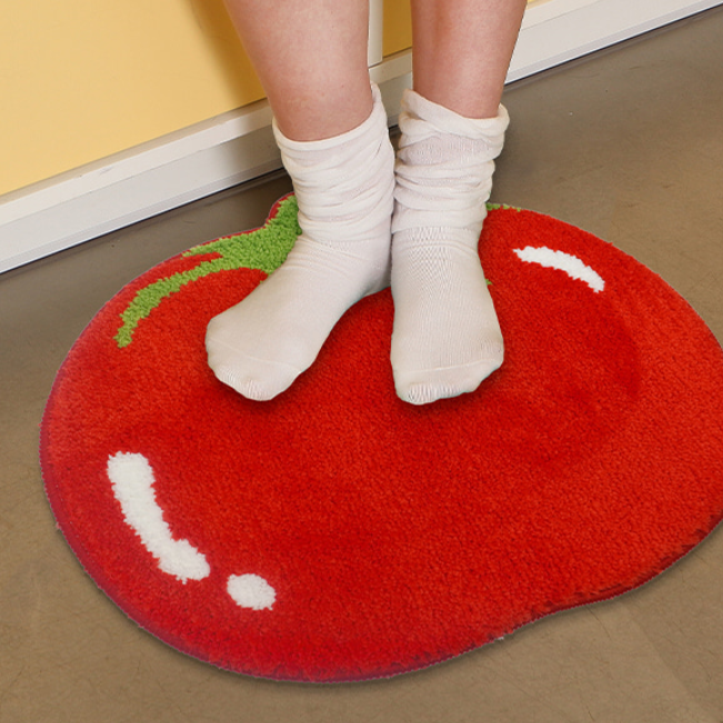 [earp earp] Tomato Floor Mat