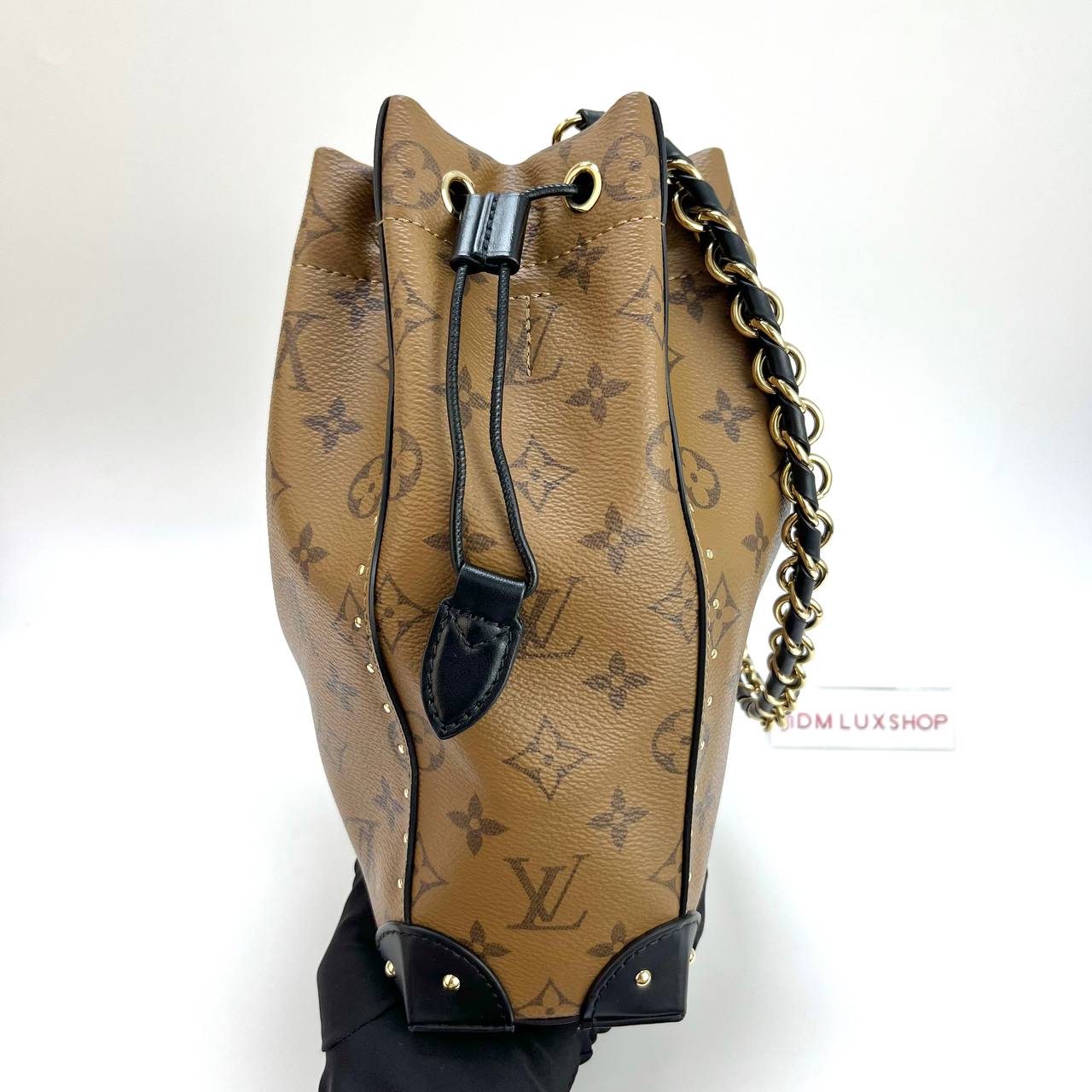 LV Monogram Reverse Noe Trunk PM GHW
