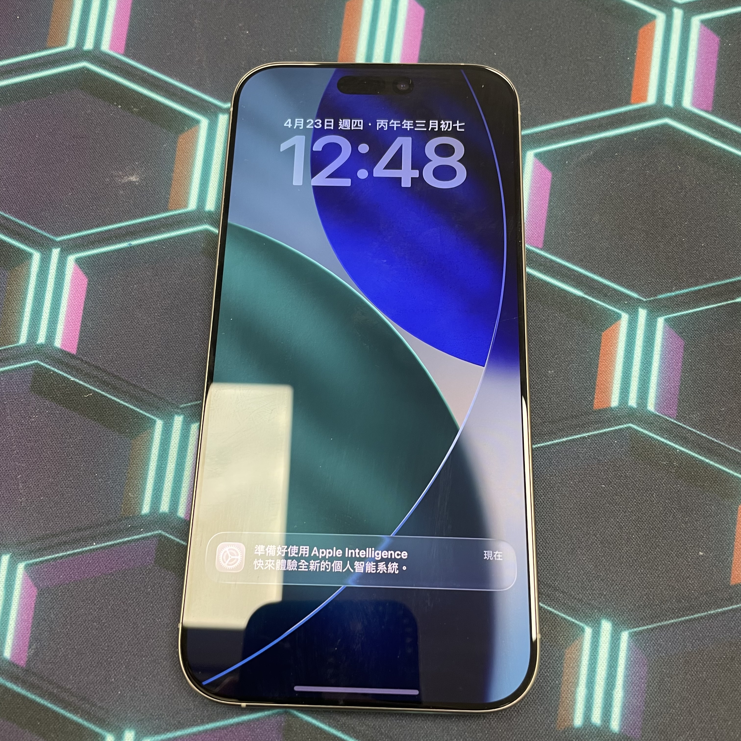 *6410 16 Pro max 完美機 256GB 電93 原色 gray