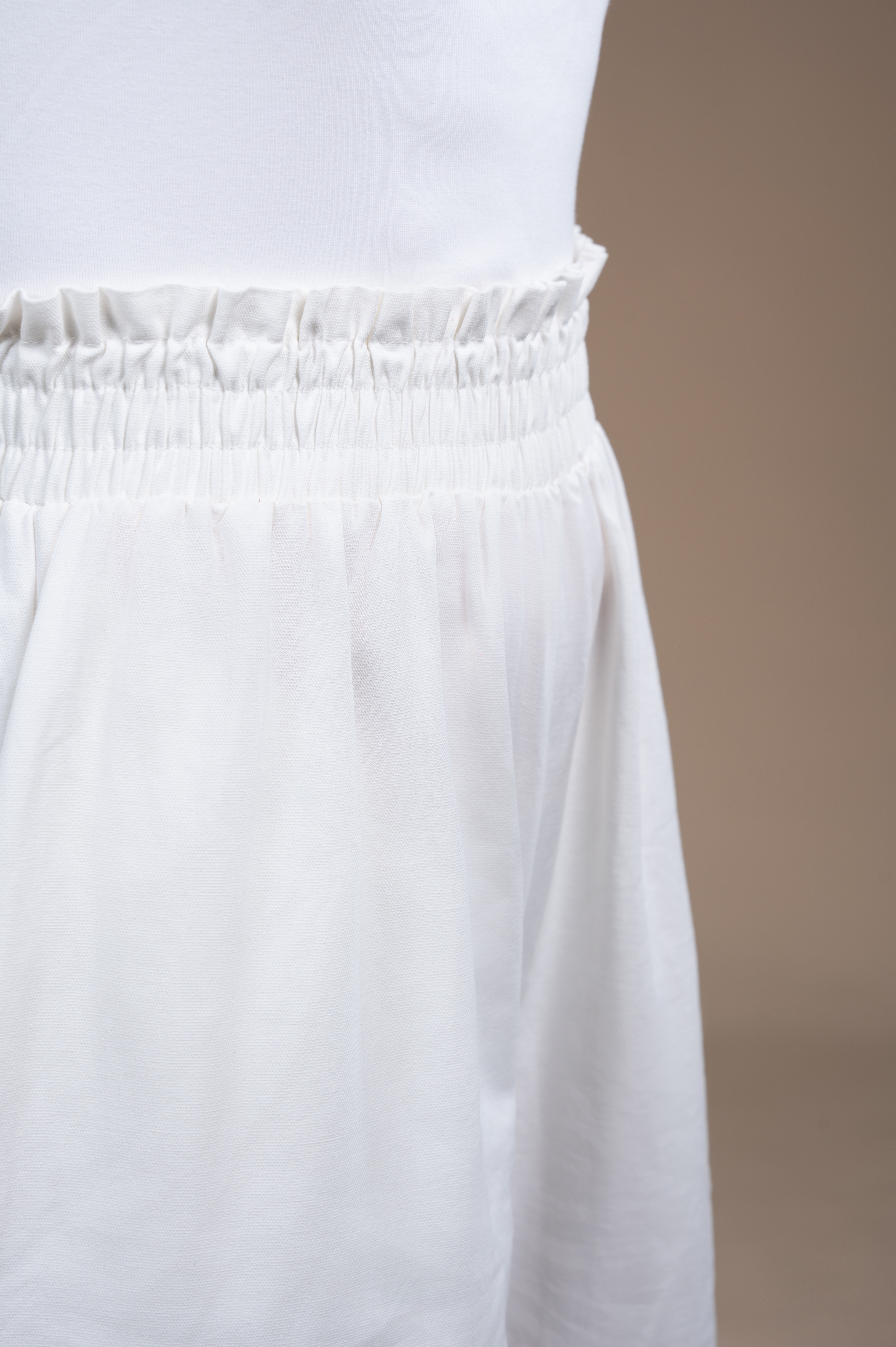 Stretch Waist Wide-Leg Pants