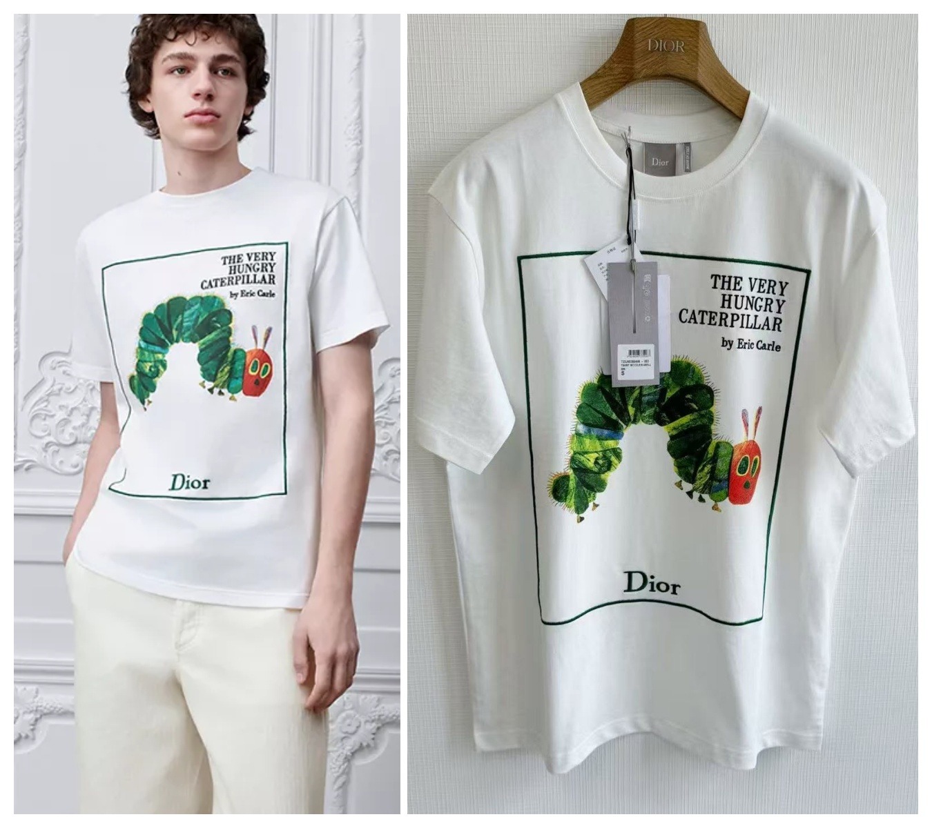 【原單】Dior Oversized Embroidered Book Cover T-Shirt 書籍封面刺繡Tee