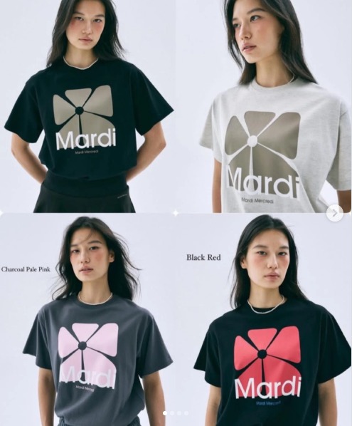 預訂 2026年夏季新品✨Mardi Square Flower短袖Tee [貨號26A324]