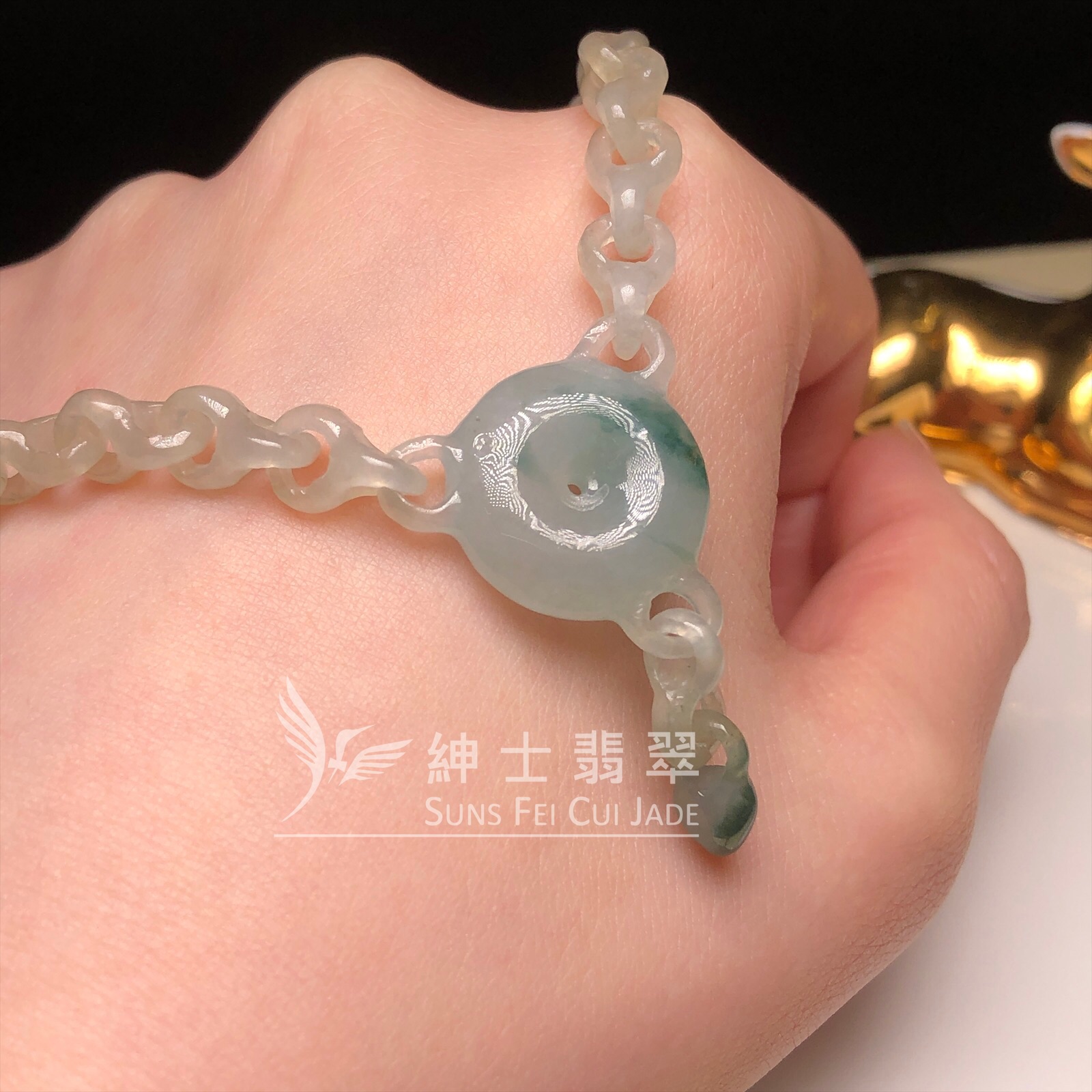 B08624 糯冰飄花頸鏈