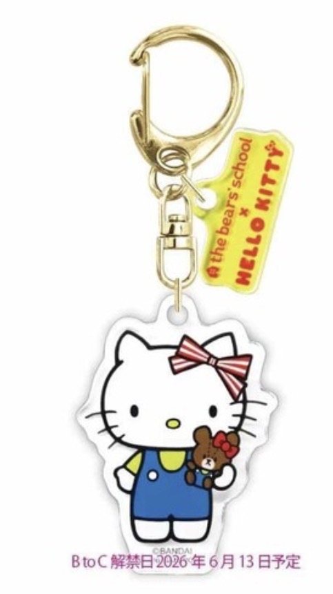『預售中』Sanrio X The Bear School聯名壓克力掛飾 