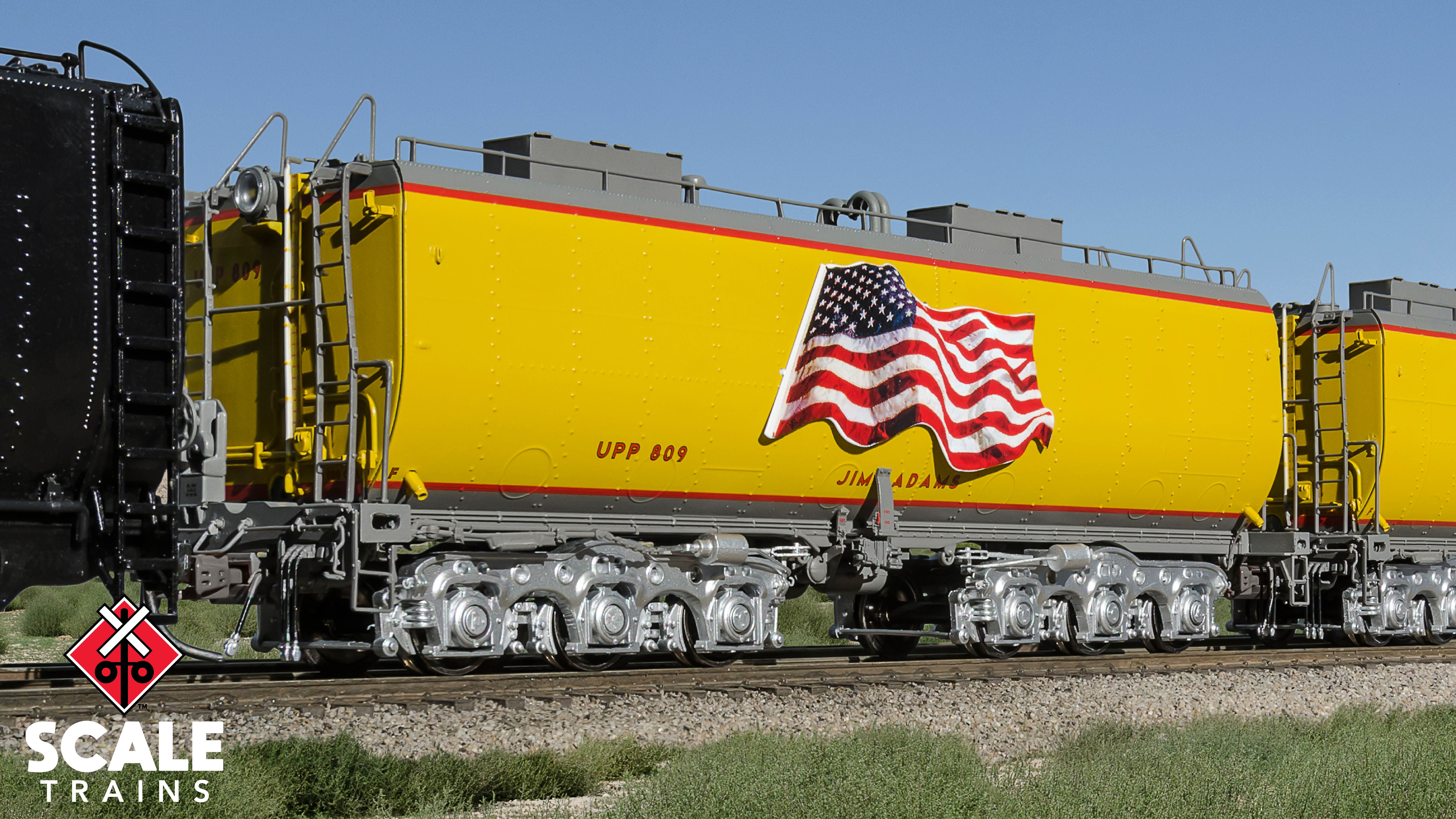 Scaletrains N （1：160） Union Pacific Late Steam Excursion Water Tender Set (配置模擬及數碼燈光效果）