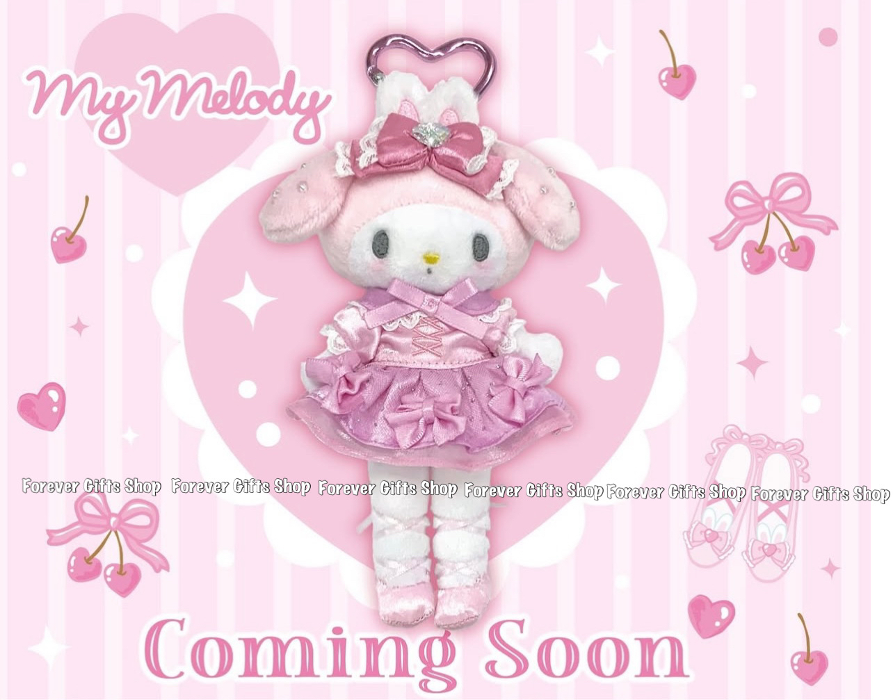 （約6月中旬到貨）🎌日本直送🎌 Sanrio Bunnies Ballerina 兔仔芭蕾舞造型長腿公仔掛飾系列💕