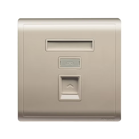 施耐德 Pieno 沉醉金 單位 CAT3電話插座