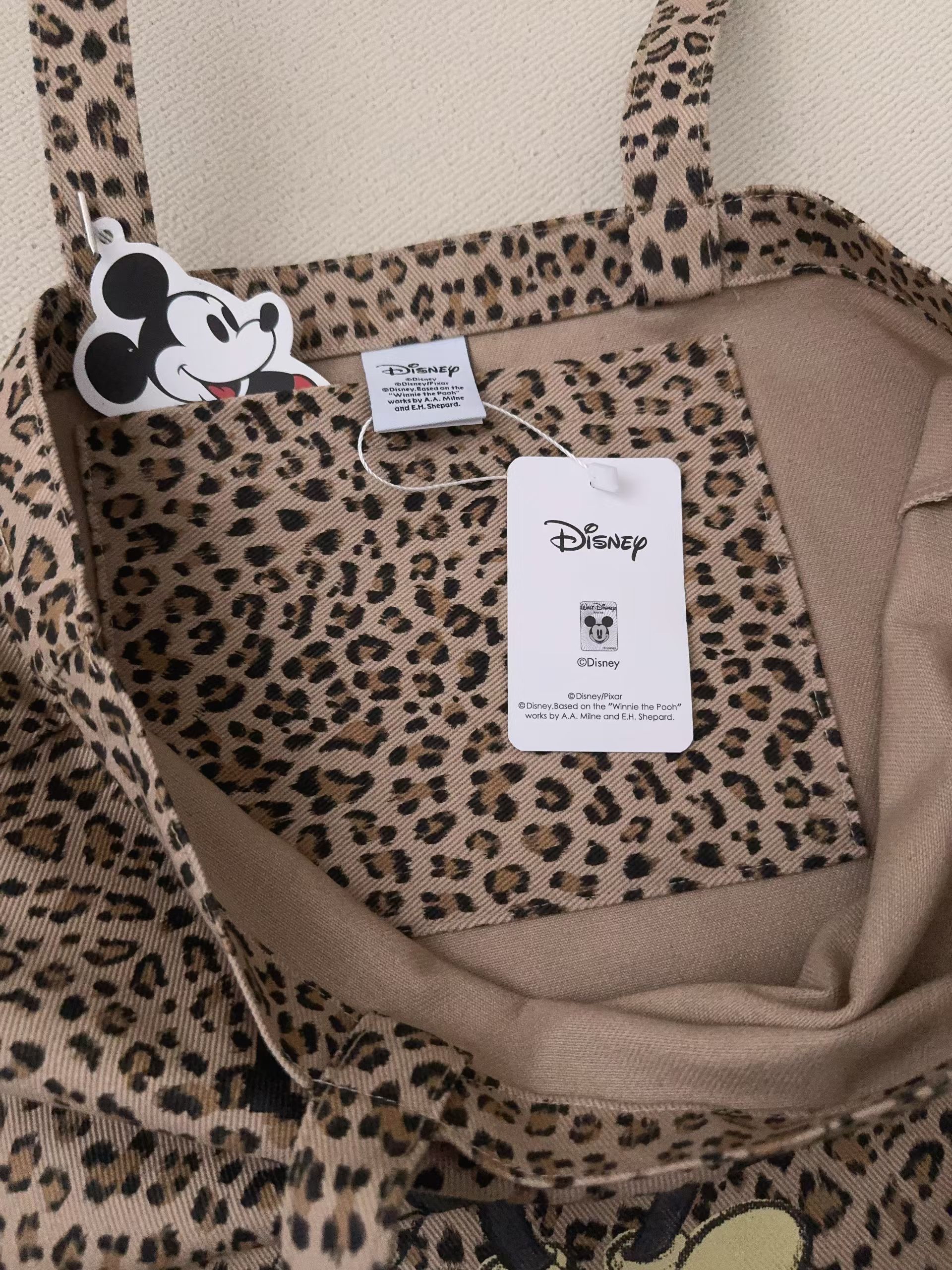 221553 豹紋Mickey 布袋