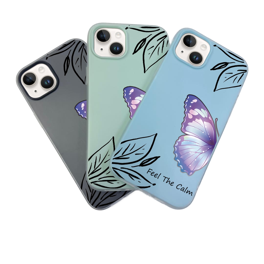 JELLY CASE PHONE FOR IPHONE - DESIGN BUTTERFLY H