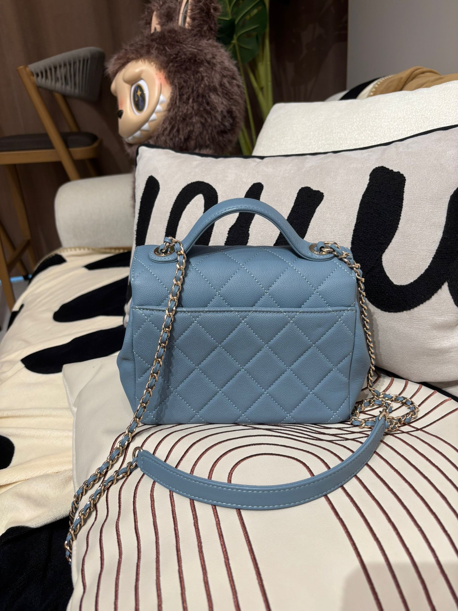 Chanel business affinity flap bag 魚子醬牛皮金扣 100%Authentic,98%new  ✅27card✅塵袋 ✅盒