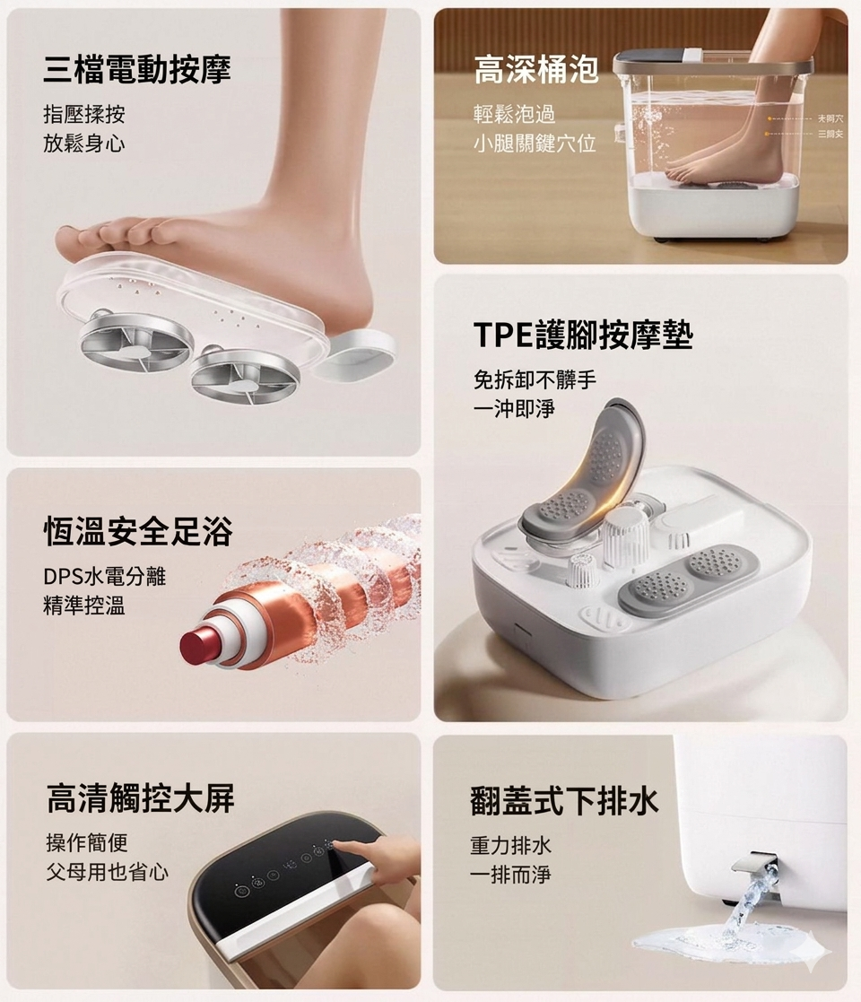 小米有品 HITH 智能足浴器 B5 香港三腳插頭 (預購產品)