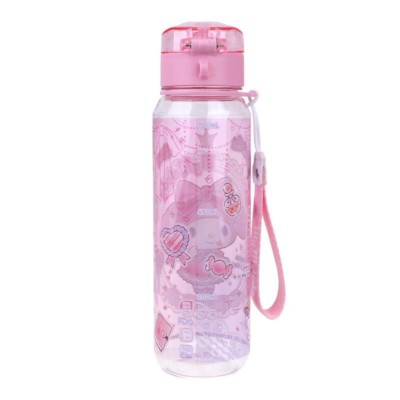 My Melody 700ml BPA & BPS Free Water Bottle with Strap 膠水樽連手繩