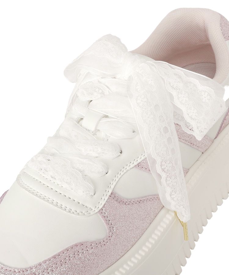 🎀【預訂】Maison de FLEUR Lace厚底波鞋 P