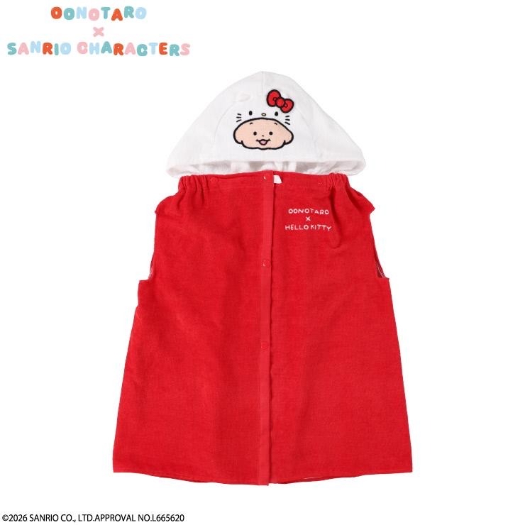 🇯🇵限量預訂 日本直送🇯🇵Oonotaro x Sanrio Hello Kitty人物連帽浴巾裹巾