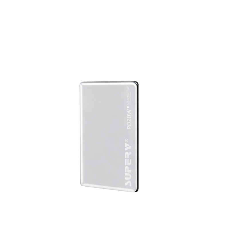 SUPERV #PB05 Power Bank 5000mAh 20W 0.7cm Ultra-Slim Magnetic Charging [5色選擇]