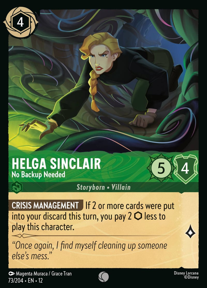 Helga Sinclair - No Backup Needed | Set12-73 | Non-foil