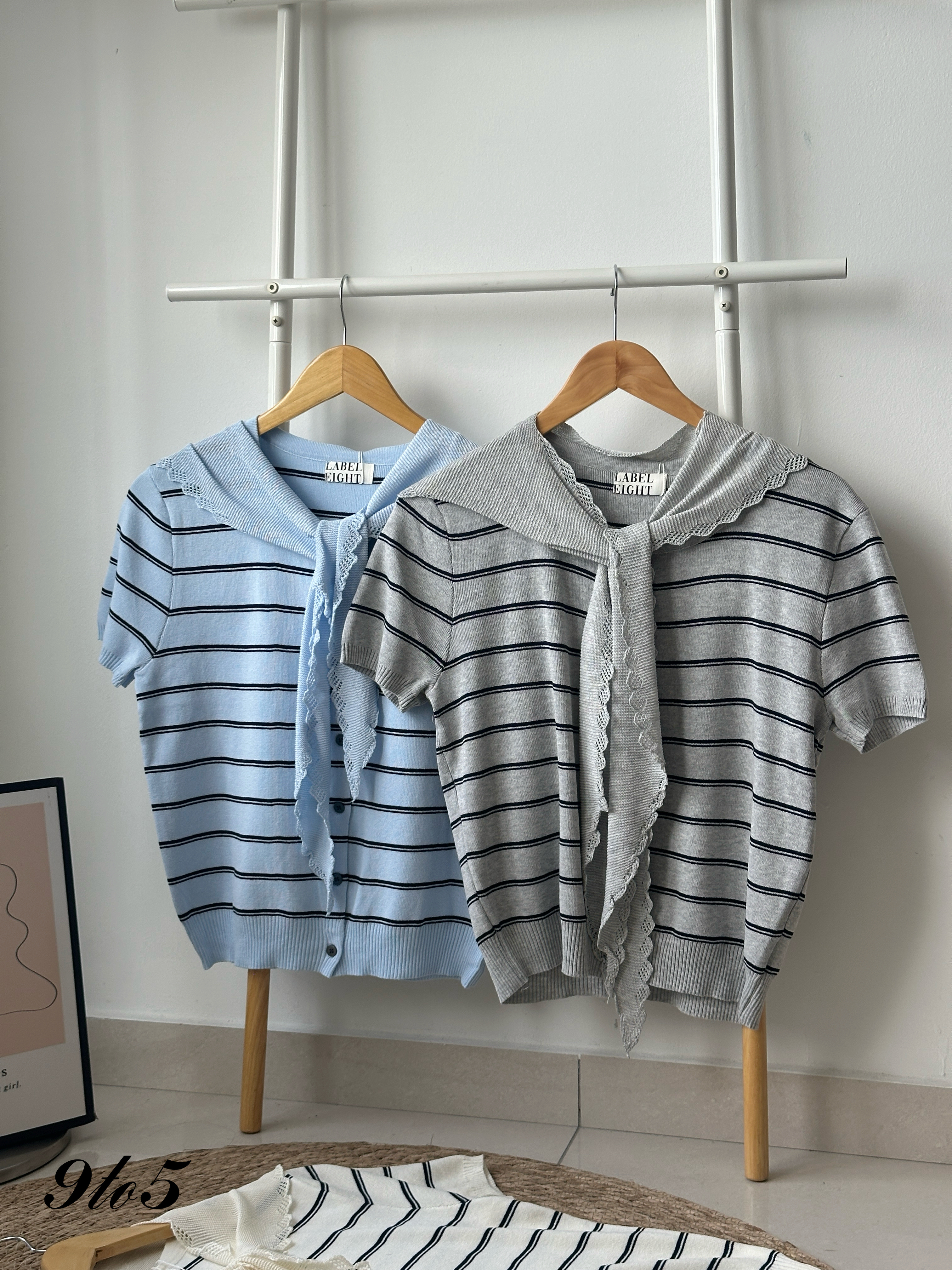 T4169 Stripe Knit Top - 4 Colors 