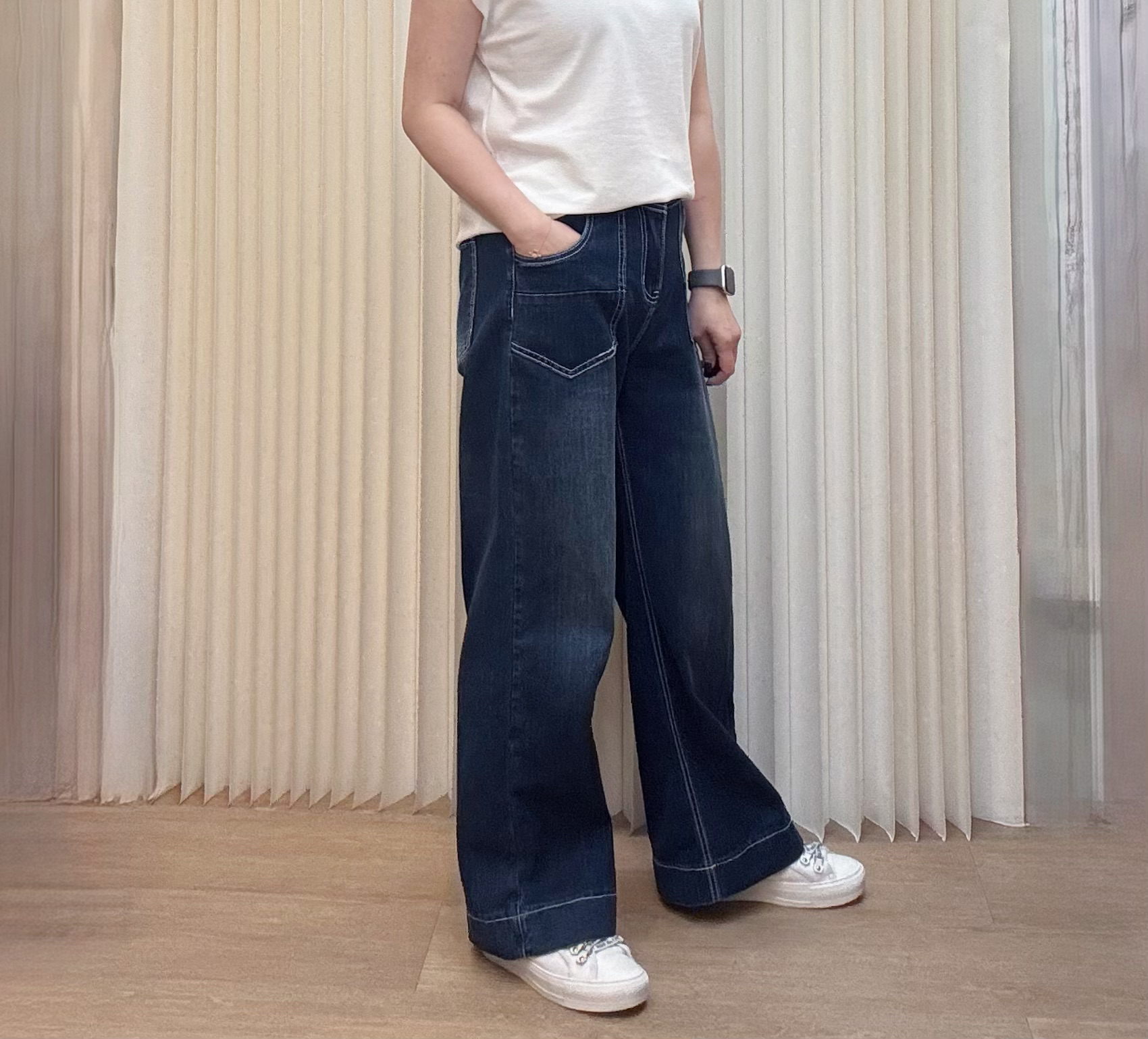 韓國半橡像腰牛仔褲 M442 03Lai6519260