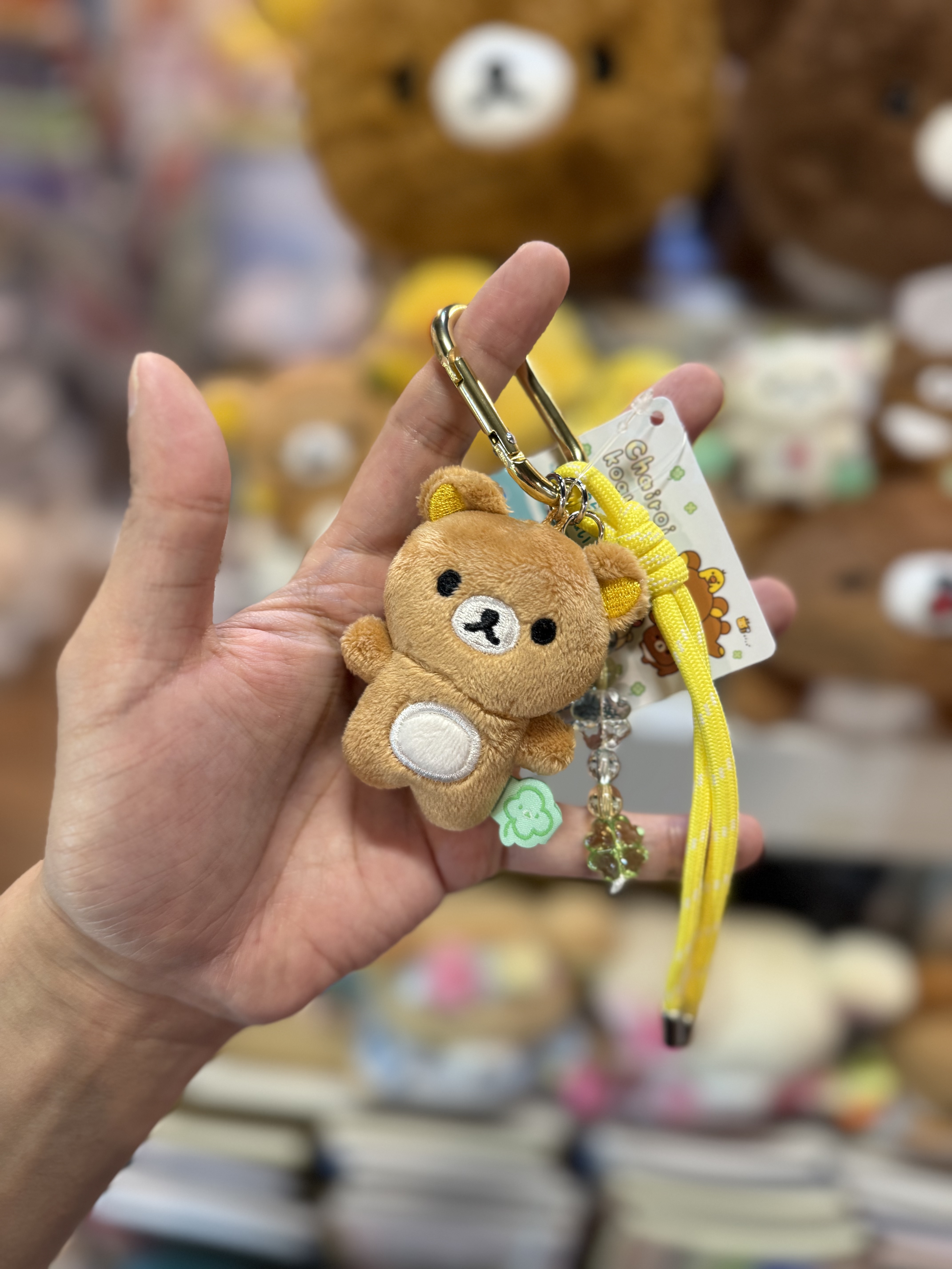 《現貨》全新小熊10週年紀念四葉草系列掛飾匙扣