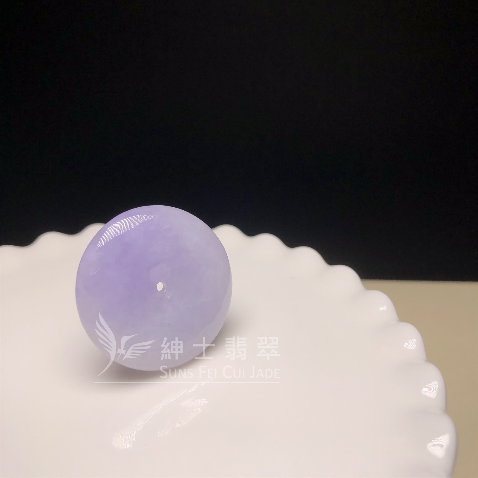 濃紫羅蘭平安扣 MB00176