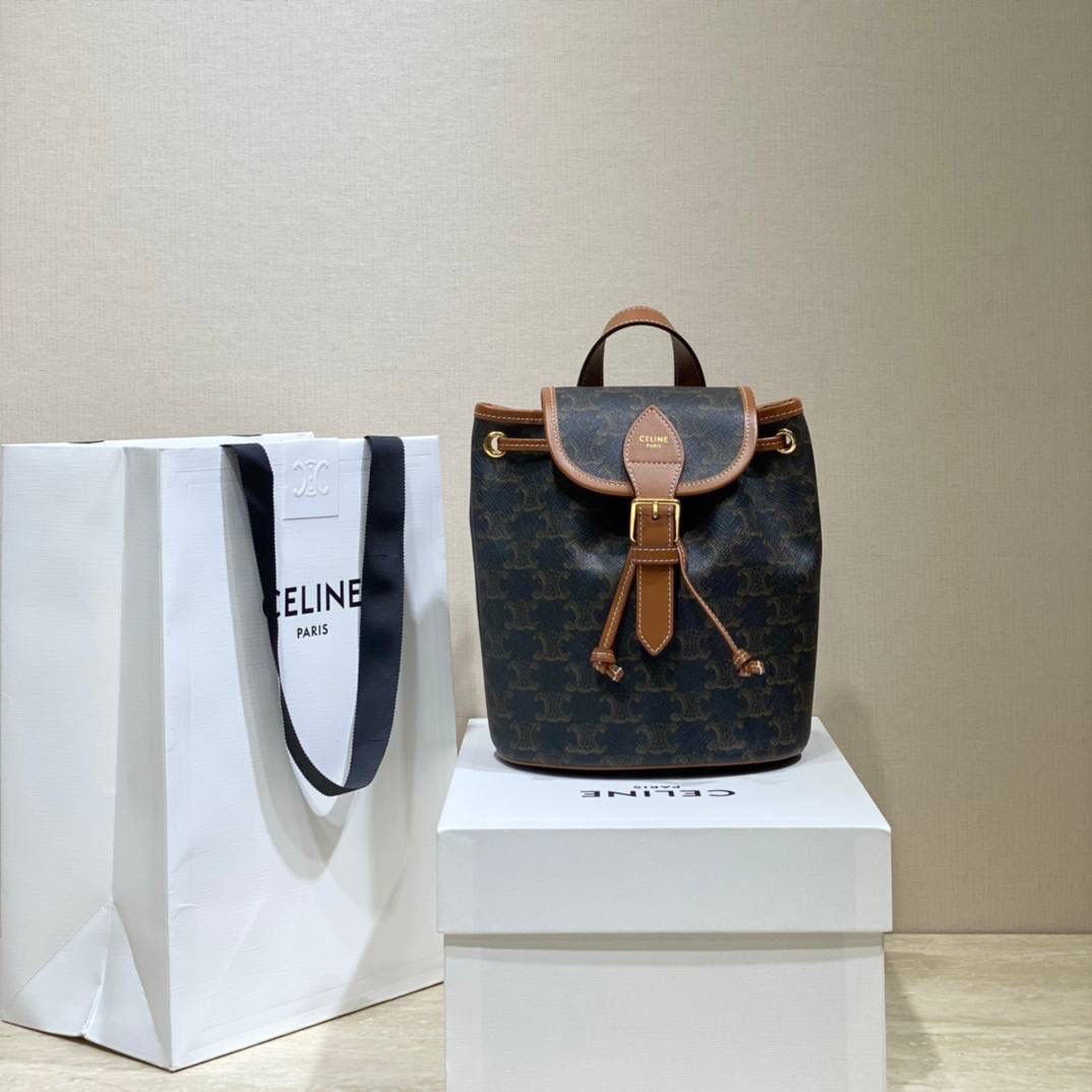 🔥大货实拍图 𝗖𝗘𝗟𝗜𝗡𝗘 ♥𝗧𝗥𝗜𝗢𝗠𝗣𝗛𝗘 𝗖𝗔𝗡𝗩𝗔𝗦 𝗙𝗢𝗟𝗖𝗢 型号：197662 尺寸：17*20*10cm