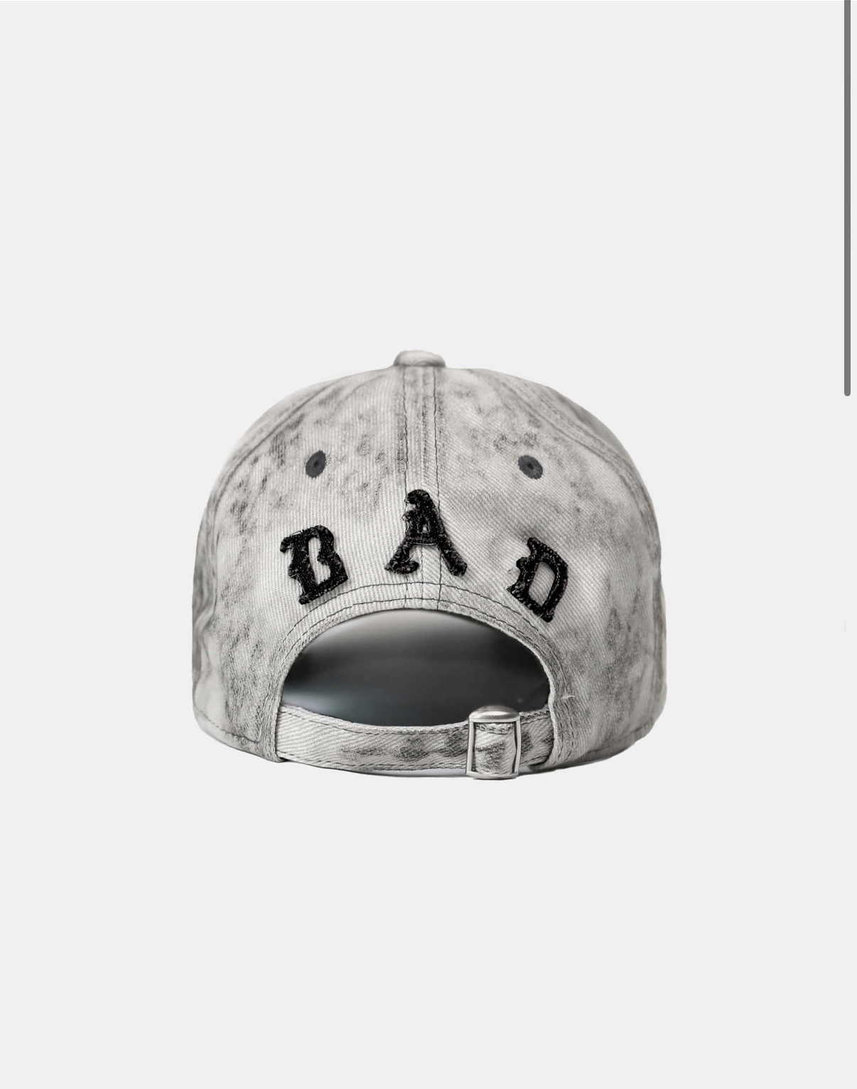 BADBLOOOD直播限時優惠 [w-hat25-022] Mystic Big Patch Ball Cap - Dusty White