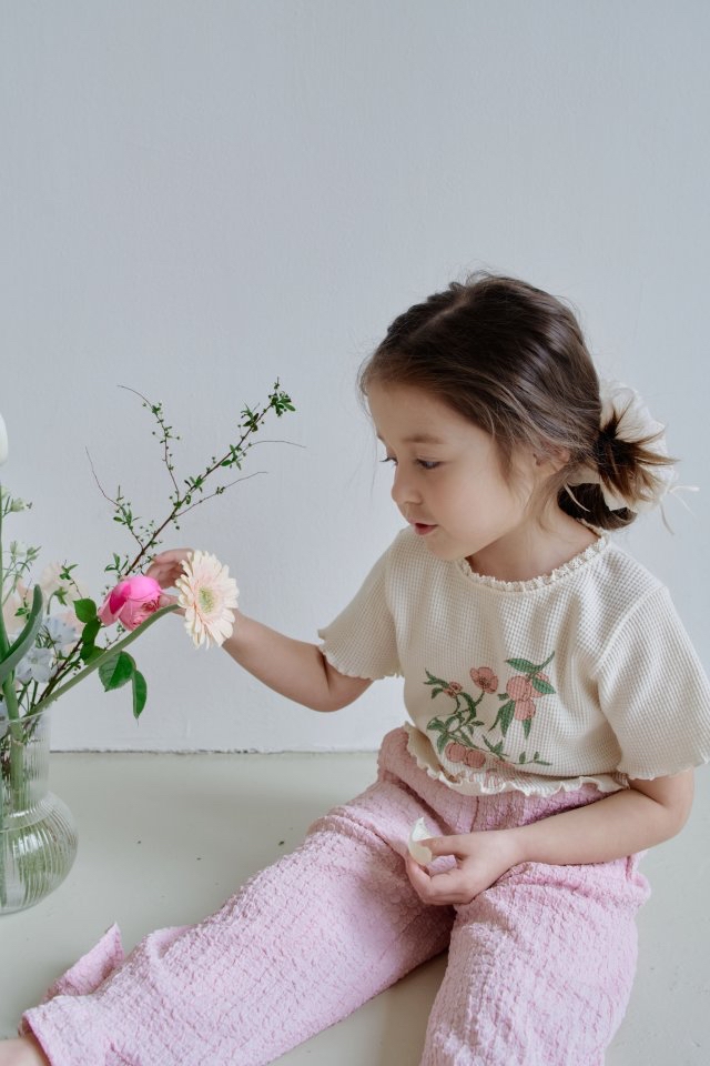 Momoann | Flower T ( Ivory size 7(100-105)/size 9(105-113)