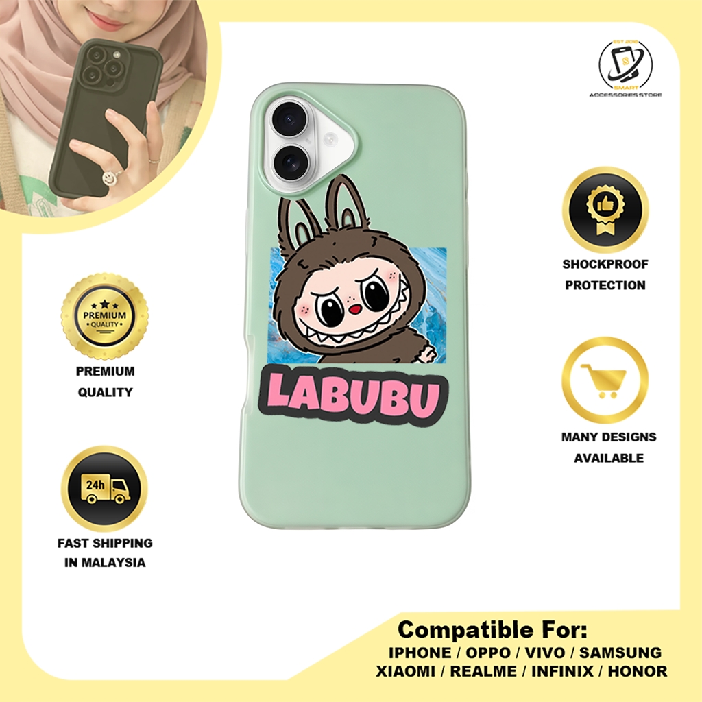 JELLY CASE PHONE FOR IPHONE - DESIGN LABUBU C
