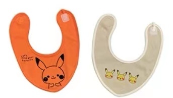 Monpoke 寵物小精靈 口水肩(1 set 2件) -1件 現貨