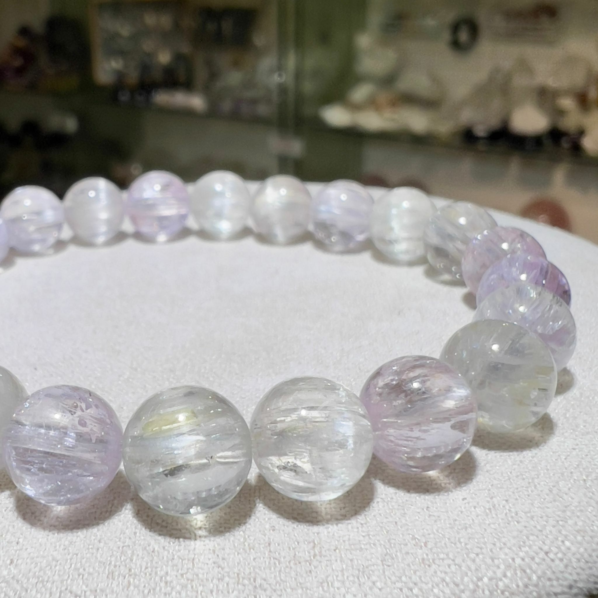 紫鋰輝高透拉絲手串 8mm+/-